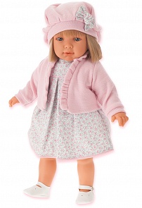 Кукла Аделина в розовом, 55 см (Antonio Juans Munecas, 1823P)